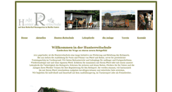 Desktop Screenshot of hunter-reitschule.de